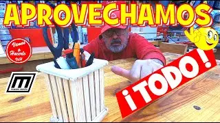 ♻️ GRAN IDEA DE APROVECHAMIENTO DE RETALES DE MADERA DEL TALLER ♻️