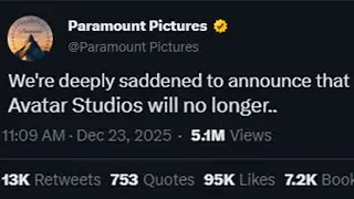 Sad Day For Avatar Fans 
