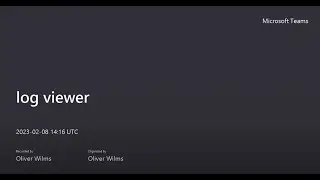 log viewer