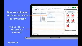 Easily insert, attach and link files in Google Sheets cells with FileDrop
