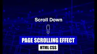 Page Scrolling Effect CSS | How to make Scrolling Animation in CSS?