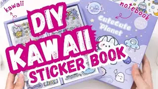 How to make a kawaii Stickers Book | Kawaii sticker yapımı | #kawaii #handcraft