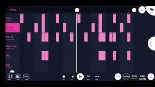 Fl studio mobile: programming a 90bpm drum loop 