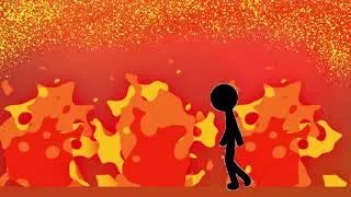stick fight : fire background