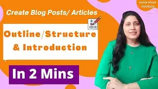 How to Write Articles For Blogs 📝 / Write Blog Posts Articles Faster 💻  / Blog Writing Tips
