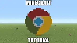 Minecraft Pixel Art Tutorial - Google Chrome Logo