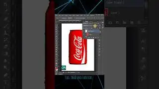 How to Make Mockup For Cold Drink Can In #photoshop #shorts 😍❤️