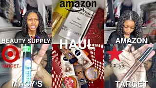 S1: E2 | MINI HAUL: BEAUTY SUPPLY, TARGET, MACY’S, & AMAZON.