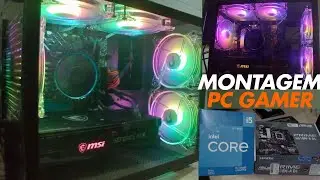 MONTAGEM DE PC GAMER COM INTEL CORE I5 12400F COMBINADO COM A RTX 3060 12GB !  DUPLA PERFEITA !!