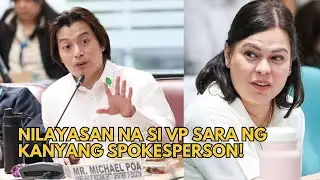 Nilayasan na ang VICE PRESIDENT ng PILIPINAS ng kanyang Spokesperson!