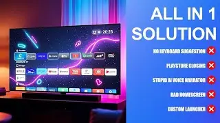 Xiaomi TV Box S 3rd Gen Fix Keyboard  Suggestion, Play Store, Change Custom Launcher