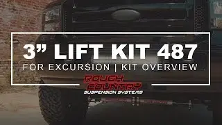 Rough Country 3 inch Lift Kit 487 for the Ford Excursion
