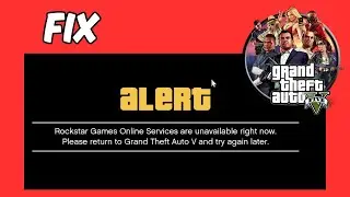 How To Fix GTA 5 Online Services Unavailable | Gta5 Rockstar Game Online Services Are Unavailable