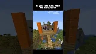 Qual tem mais peso minecraft?