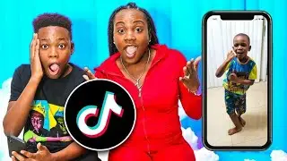 REACTING TO OUR 6 YEAR OLD SON'S TIKTOKS *SHOCKING*