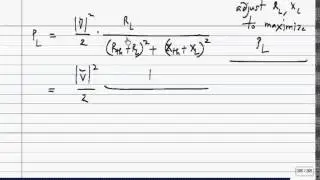 Maximum power transfer and Conjugate matching