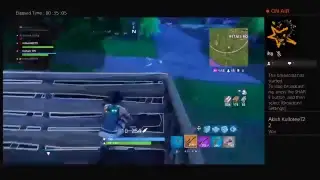 Playing fortnite duo gameplay