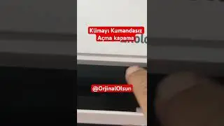 Klima kumandasız açma kapama nasıl yapılır