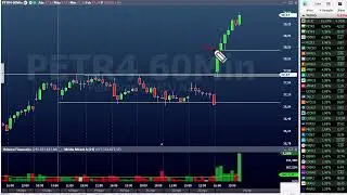 Trades lindos na PETR4 - Meus alunos certamente pegaram - falo dos setups diariamente