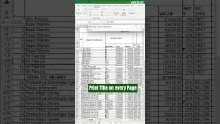 Print title on EVERY page 