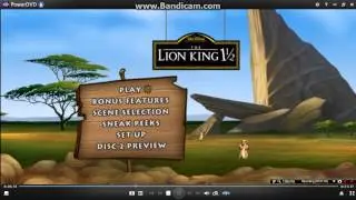 Opening to The Lion King 1 1/2 2004 DVD