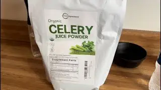 Trying Organic Celery Juice Powder For 1 Week