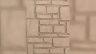 Штукатурка под камень, внутренняя отделка часть 2(колонны)