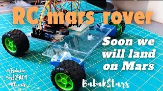 DC motor & Servo motor Control with Joystick, Arduino & NRF24L01| Mars rover