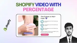 Shopify Video with Percentage Circle Section Like Bleame.com