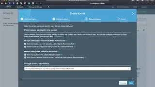 S3 AWS - Create AWS S3 bucket