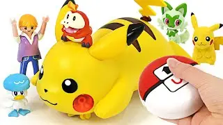 Pokemon Pikachu RC! Defeat the Giant Chameleon! | DuDuPopTOY