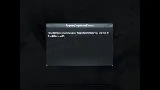 TENCENT GAMES WILL TEMPORARILY SUSPEND THE OPERATION....