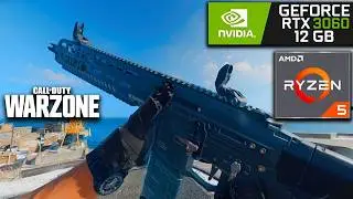 COD WARZONE - RTX 3060 12GB + RYZEN 5 5500 - PERFORMANCE TEST