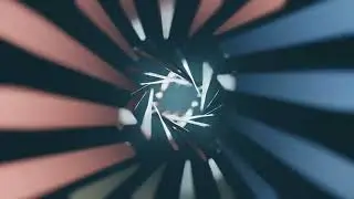 Satisfying Video | Free 3D Motion Tunnel Animation Abstract Background Loop