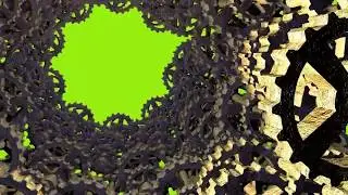 Updated Cog Tunnel Dr Who Title effect Time Vortex Green Screen Cinema 4D