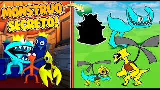 😱CYAN, YELLOW y NUEVO MONSTRUO SECRETO! Reto de dibujo! Rainbow Friends capítulo 2 ROBLOX!
