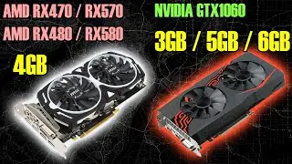 Масштабный тест лучших видеокарт с AliExpress🔥 Кто победит? RX470/480/570/580 4GB vs GTX1060 3GB/5GB