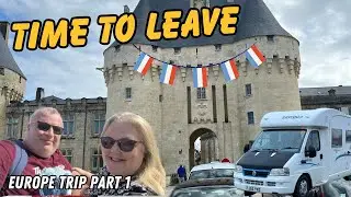 EXCITEMENT STARTING our MOTORHOME VANLIFE ADVENTURE to EUROPE #travel #vlog