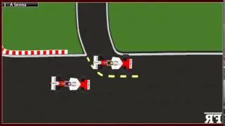 F1 Cartoons - Historic Moments |  F1 1989 Japanese GP - Senna-Prost crash
