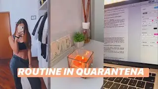 La mia ROUTINE IN QUARANTENA|| Vlog
