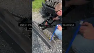 HiSun HS500 With A 60” KFI Plow Installed. For More Information Visit www.KrepsServiceStation.com