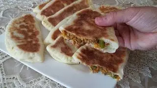 فطائر تركية في المقلاة بعجينة جد رائعة 👌 ✔️ فطائر تركية بدون فرن ❤️