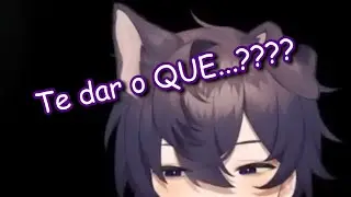 Chat pedindo beijinhos de esmola