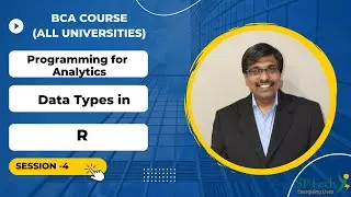 Programming for Analytics - Data types in R
