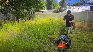 DR Pro XL Trimmer VS CRAZY Tall GRASS | Will It Handle It?
