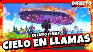 🔥 SE EXPLOTA LA NAVE!!! 🔥🛸🔥  evento FINAL de Fortnite // cielo en llamas ( SKY-FIRE )