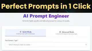 World Best AI Prompt Generator 2026 | Create Expert Prompts Instantly
