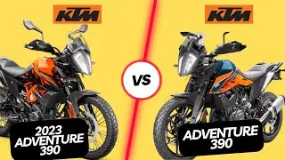 2023 KTM 390 Adventure Vs KTM 390 Adventure 🔥🔥 Full Comparison ⚡⚡Engine Price Power Weight