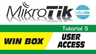 MikroTik Tutorial 5 - Mikrotik WinBox User Access Add Users