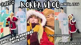 KOREA VLOG WINTER 2025 - HONGDAE DAY